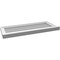 Ekena Millwork Vertical Surface Mount PVC Gable Vent w/ 2"W x 2"H , Brickmould Sill Frame, 32"W x 14"H GVPVE32X1403SN - alternate 5